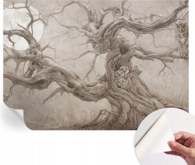 Öntapadós Dekoratív Fotótapéta Hálószobába Éjszakai madarak 208x146 cm