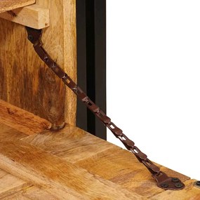 Cipőszekrény polcokkal Barna 90 x 38 x 45 cm tömör mangófa