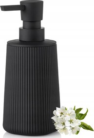Folyékony Szappan Adagoló Fekete 250 ml Pumpás Sampon Szappan Csíkos