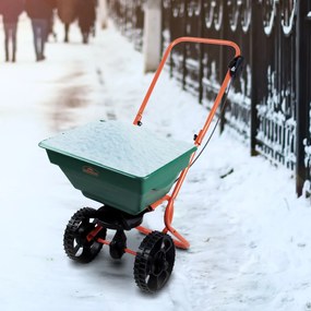 SEED szórókocsi, 25l, zöld/narancs Gardebruk