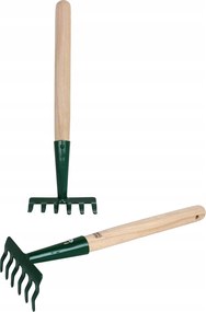 Gereblye Kézi Gereblye acél gyep levelek kerti fa szár