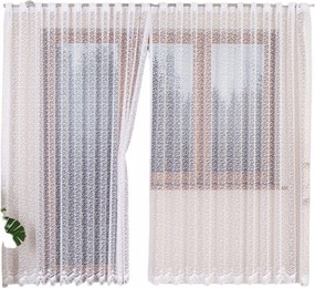 Jacquard függöny békák számára Bogumila 300x250 fehér