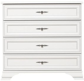 KENTAK KOM4S komód, alpesi fehér