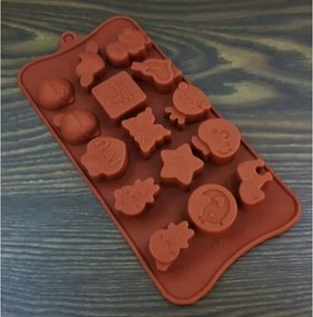 Szilikon Jégforma Praliné Jégkeksz