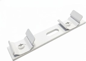 Dupla Konzol AlumĂnium Mennyezeti SĂn FĂŒggönykarnishoz, FehĂ©r SzĂn