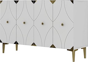 Alfa 120 - White, Gold