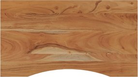vidaXL tömör akácfa téglalap alakú asztallap 100 x 50 x 2,5 cm