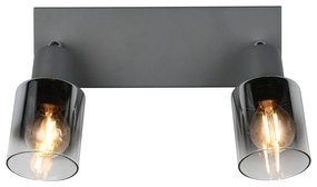 Antracitszürke spotlámpa ø 7 cm Cadiz – Trio