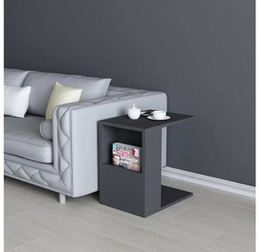 Kisasztal KAREN 50x40 cm antracit