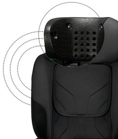 KINDERKRAFT SELECT - I-FIX autósülés (40-150 cm) grafit fekete