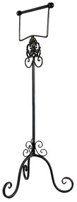 Vintage álló WC-papír tartó barna 72 cm