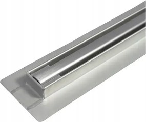 Lineáris lefolyó 110cm Zuhany Keskeny Szürke Padló 2in1 Rozsdamentes acél