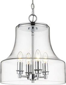 Cosmolight PRAGUE P04458CH Csillár 4x60W/E14