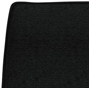 vidaXL fekete szövetpad 100 x 75 x 76 cm