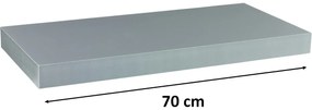 Fali polc STILISTA® Volato 70 cm - ezüst
