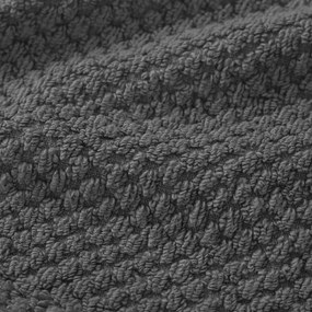 Goldea pamut frotír törölköző / fürdőlepedő micro pure - grafit 30 x 50 cm