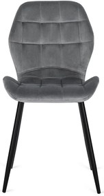 Szürke Bársony Étkezőszék. LUCKY
