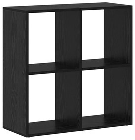 Könyvespolc Musta tammi 69.5 x 29 x 69.5 cm Faanyag