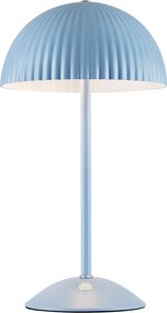 Kék fém asztali lámpa fém búrával (magasság 33,5 cm) Zin – Markslöjd