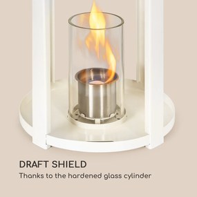 Blumfeldt Fiamme Cilindro, etanol lámpások, 2 darabos készlet, rozsdamentes acél égő, 0,3 liter, égési idő 4 óra