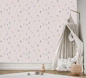 Gario Fotótapéta Scandi virágok Anyag: Vlies, Méret: 400 x 280 cm