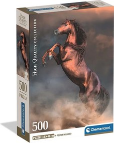 Lovas Wild Stallion 500 db-os Compact puzzle Clementoni