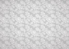 Fotótapéta Rózsa csipke szürke vinil háttér 368x254 +ragasztó