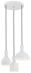 Argon 1468 - Csillár zsinóron SINES 3xE27/15W/230V fehér