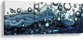 A buborékok képe (órával) (90x30 cm)