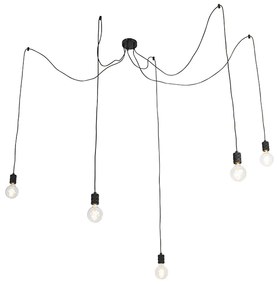 Design lógólámpa fekete 5-lámpás - Cavalux
