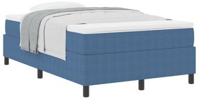 Boxspringágy matraccal Kék 120x200 cm Kordbársony