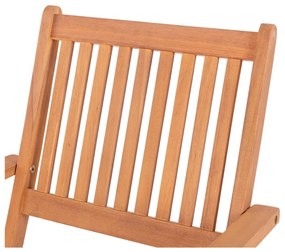 Natúr színű tömörfa kerti szék – LDK Garden