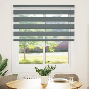 zebrafüggönnyel sötét szürke szövetszélesség 115,9cm poliészter
