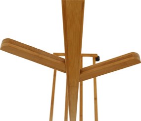 Kerekes akasztó, bambus, 60 cm széles, VIKIR TYP 1