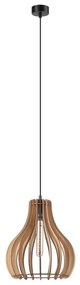 Csillár zsinóron TUCCI 1xE27/60W/230V átm. 29 cm tölgy