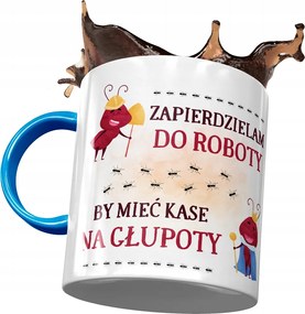 Kék Vicces Bögre Nyomtatott Fotóval