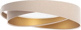 LED mennyezeti lámpa GALAXY MODERN LED/24W/230V Ø 55 cm bézs/arany