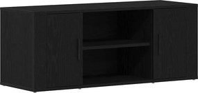 vidaXL TV szekrény Musta tammi 100 x 35 x 40 cm Faanyag