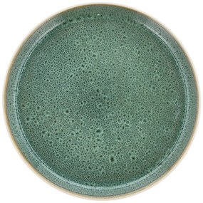 Fehér-zöld kőedény desszertes tányér ø 21 cm Gastro White/Green – Bitz