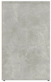 betonszürke szerelt fa pipereszekrény 80 x 40 x 65 cm