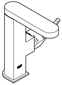 GROHE 23872003 - PLUS M mosdócsaptelep, fényes króm