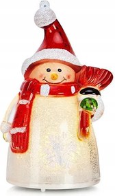 Sigge Snowman Markslöjd Led Akril Asztali Lámpa 3V Elemmel működik