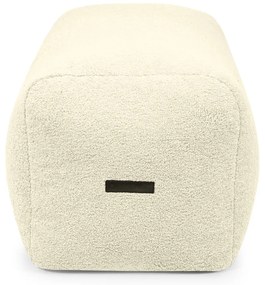 Krémszínű buklé babzsákfotel Plus 100 Lounge – SLOWDOWN