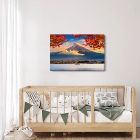 Kép - japán, Fuji hegy (90x60 cm)