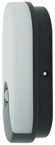 LED kültéri fali lámpatest mozgásérzékelővel LED/18W/230V IP44 antracit