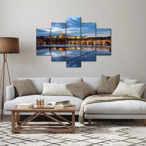 A prágai vár és a Károly-híd képe (150x105 cm)