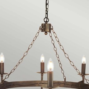 Elstead Lighting CROMWELL CW8-OLD-BRZ Csillár 8x60W/E14