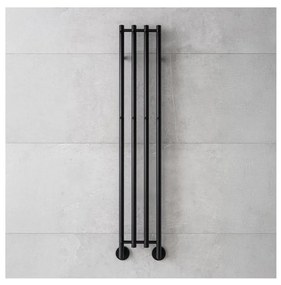 P.M.H. MO1B-RK - Elektromos törölközőszárító MONA 93W/230V 153,3 cm IP44 fekete