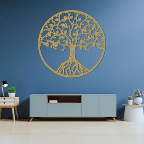 Faragott falfestmény az élet fája - VITALIS
