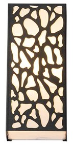 Modern kültéri fali lámpa fekete IP44 - Nicole